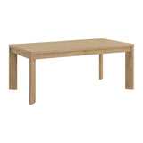Bandolax Rectangular Dining Table with Solid Wood Frame