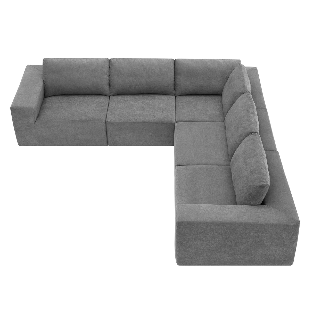 The Caitlyn Plush Modular Terrycloth Sectional