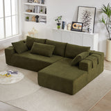 Modern-Chenille-Upholstered-Sectional-Sofa-Couch-Set,Modular-108'-L-Shaped,-Green-Sofas-&-Sectionals