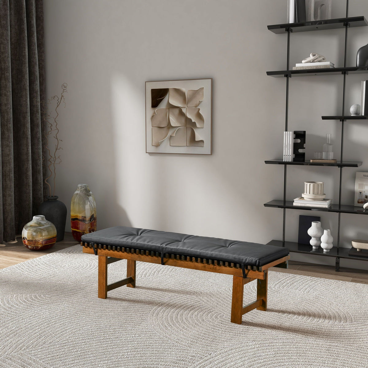 Lucia - Bench - Black