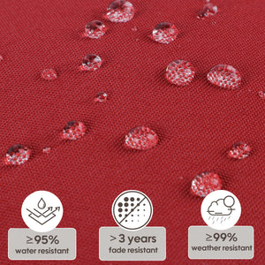 2-Piece High Back Patio Chair Cushion Set