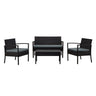 Noli - 4 Piece Outdoor Conversation Set