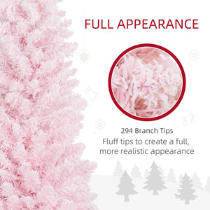 Pink 5ft Pencil Christmas Tree