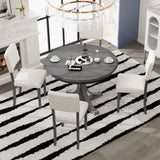 Isla Graceful Pedestal Dining Set for Four
