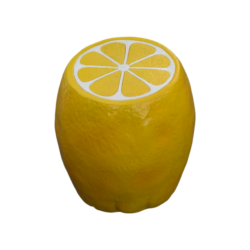 Yellow Lemon Fruit Stool
