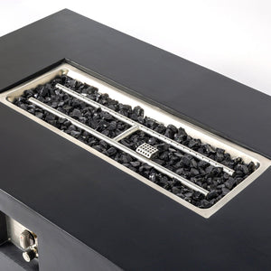 Propane / Natural Gas Fire Pit Table, 50,000 BTU - Charcoal