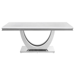 Kerw - 7 Piece Rectangular Dining Table Set - Gray