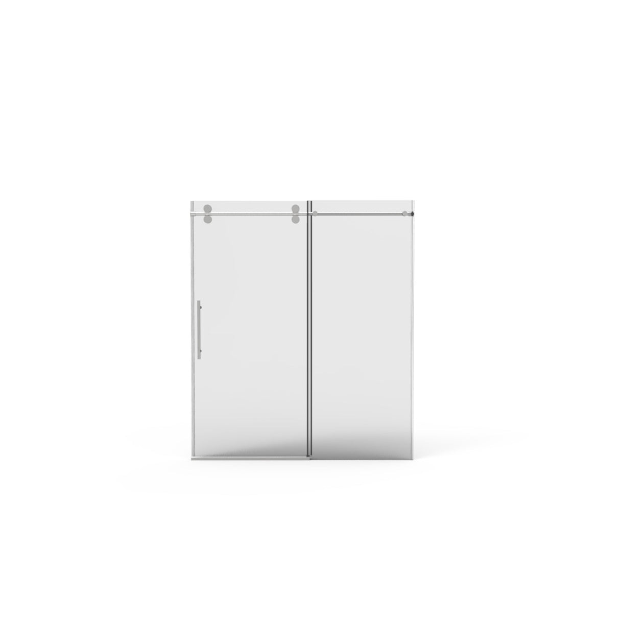 56"-60"W x 76"H Frameless Shower Door