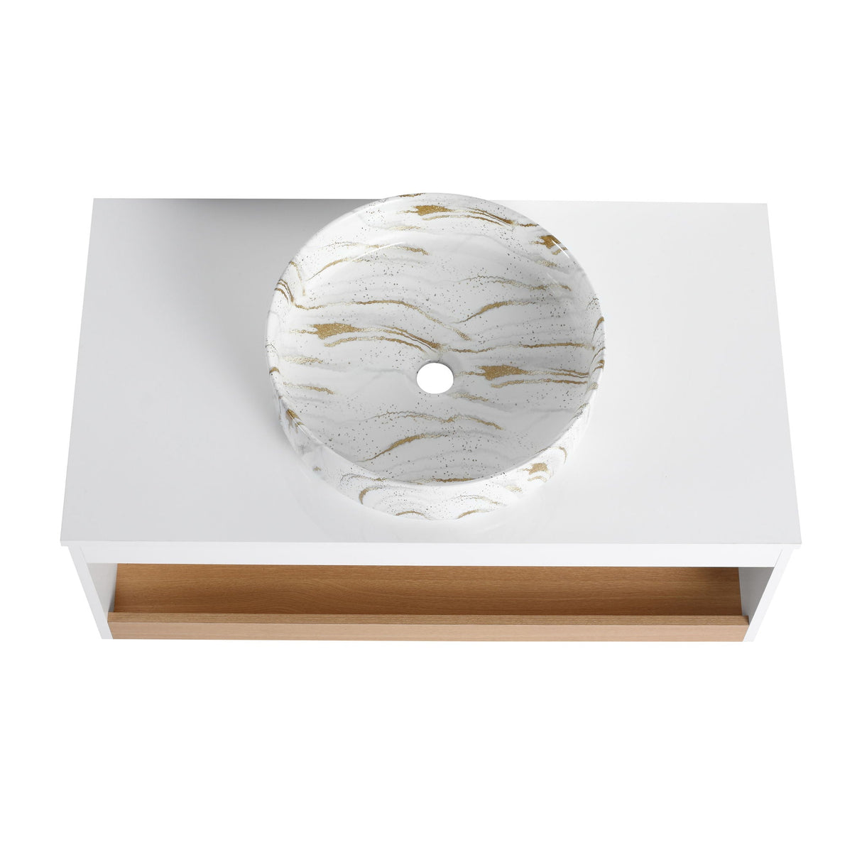 Floating Bathroom Vanity With Vessel Sink
