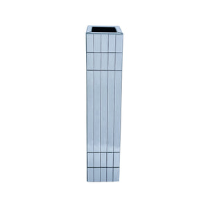 36.02" Tall Mirrored Floor Vase
