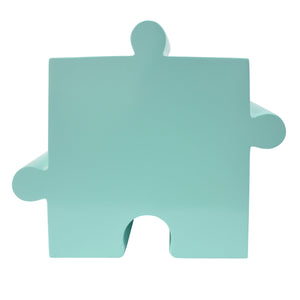 3-Piece Artistic Puzzle Table Set, Modular MGO Side Tables with Interlocking Design