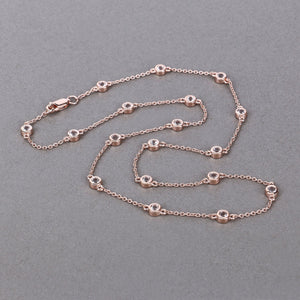 1.62 Carat Genuine Morganite .925 Sterling Silver Necklace