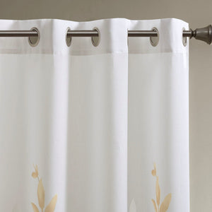 Burnout Printed Curtain Panel (Single Panel)