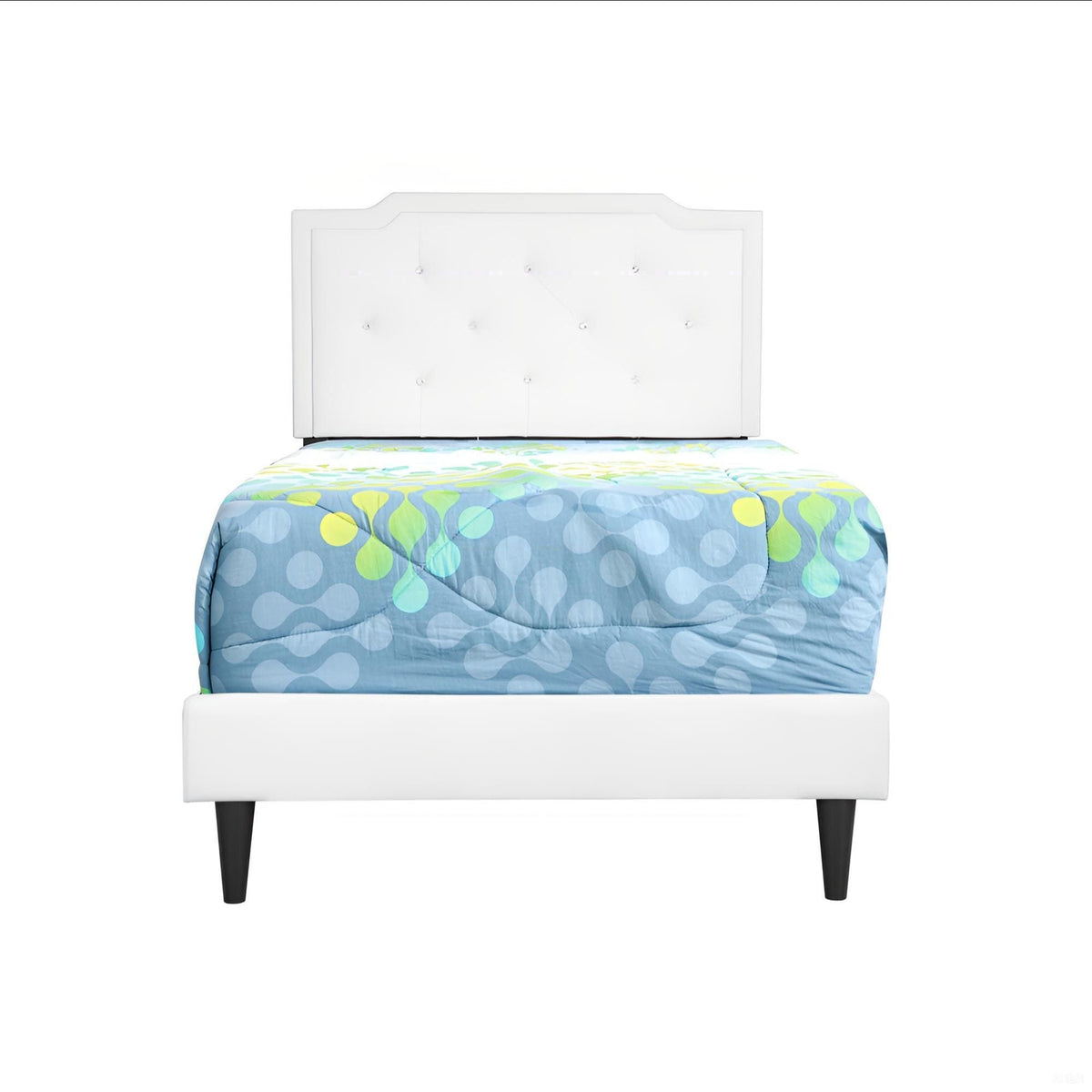 Button Tufted Bed Charming For Cozy Spaces
