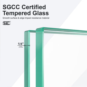 Semi-Frameless Double Sliding Shower Door
