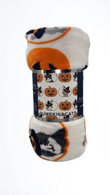 Decor&More Happy Halloween Microplush Throw Blanket (50" x 60")