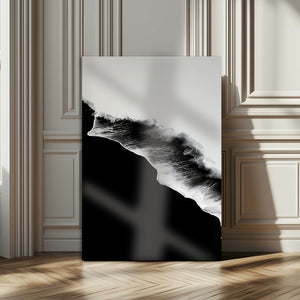 Ocean Wave Wall Art Canvas Print – Framed Abstract