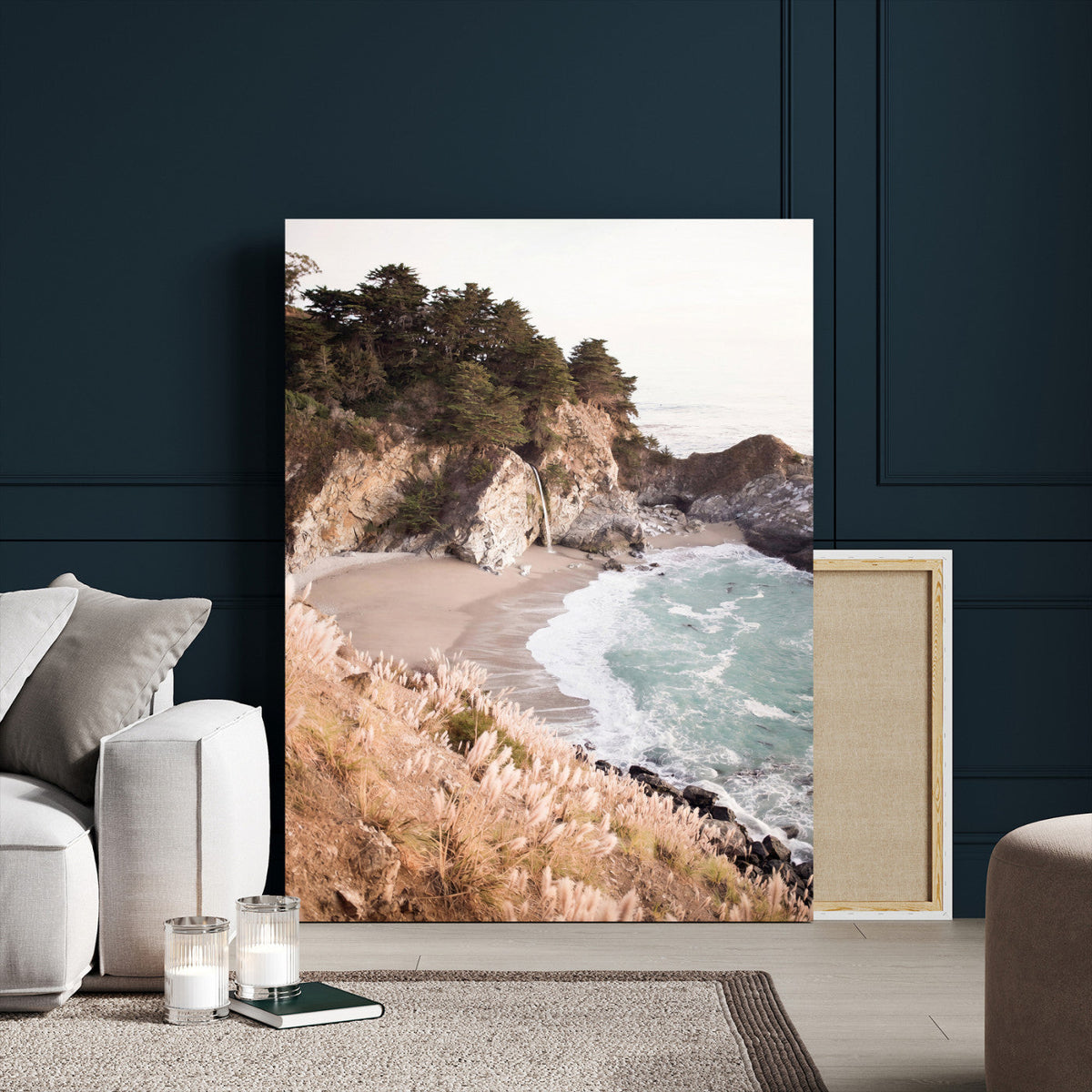 McWay Falls Canvas Wall Art, Big Sur California Photography
