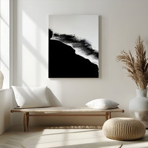 Ocean Wave Wall Art Canvas Print – Framed Abstract