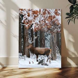Serene Landscape Wall Art Canvas Print – Framed Winter