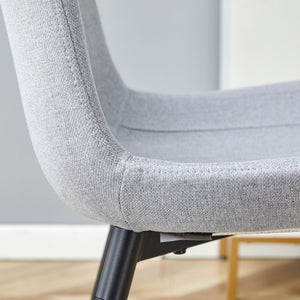 Modern Medieval Style Restaurant Cushioned Chairs With Suede Backrests