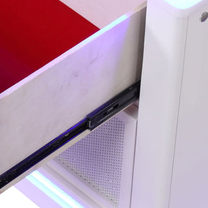 Opium - 2 Drawer Nightstand With LED Lights - White