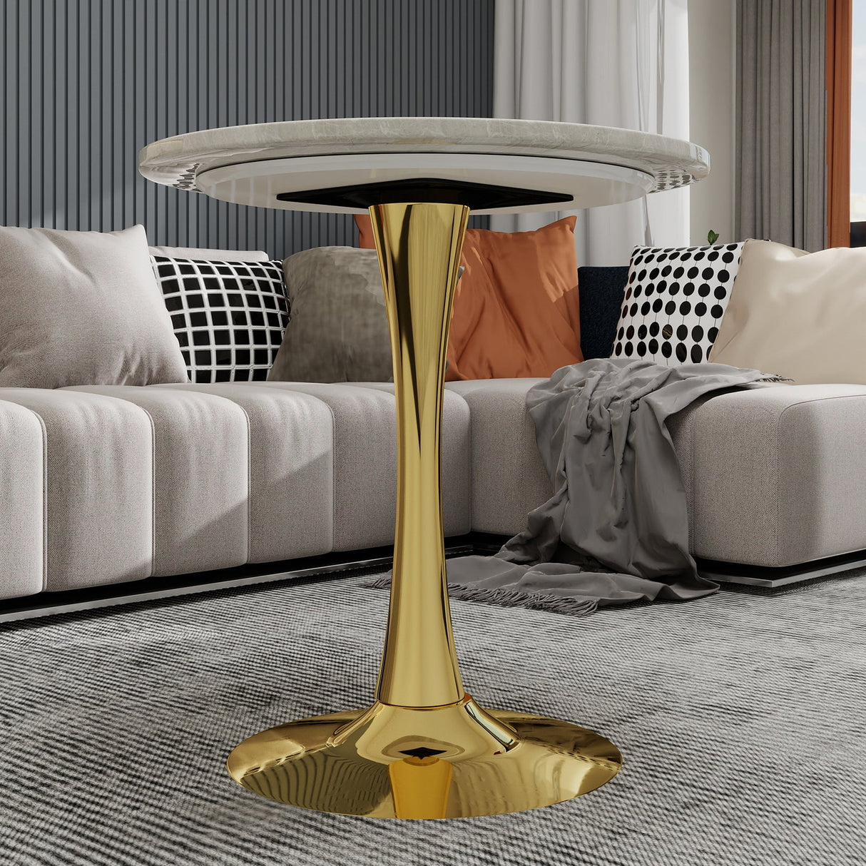 27.6-Inch Round Dining Table