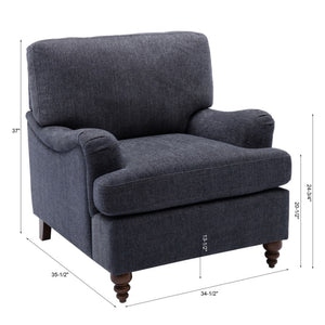 Candor - Arm Chair With English Roll Arms