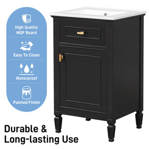 20-Inch Bathroom Vanity with Sink