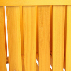 Teak Square Outdoor Flower and Herb Pot with Durable Wood Construction