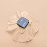 15x9ft Large Double-Sided Rectangular Outdoor Twin Patio Market Umbrella with Light and Base - Taupe