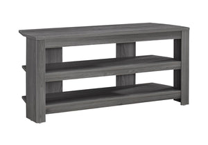TV Stand, Console, Media Entertainment Center, 3 Storage Shelves
