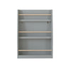 3 Tier Book Shelf with Compact Storage - Multiple Colors