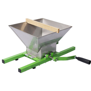 Portable 7L Manual Juicer Grinder for Hard Fruits - Green