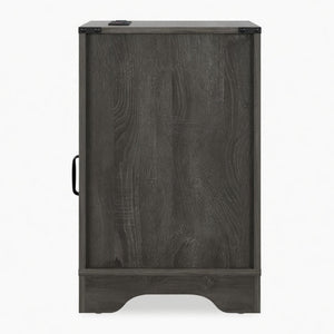 Farmhouse Nightstand, Charging Station & Storage