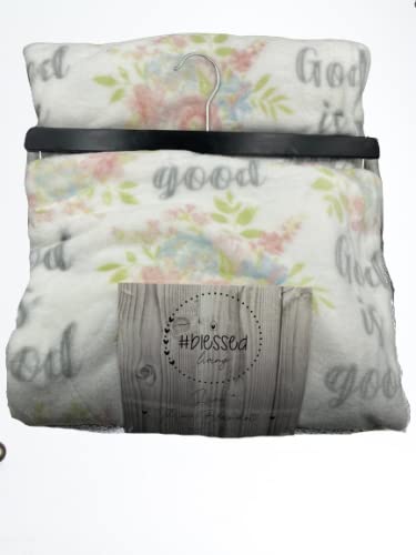 Faith, Hope, Love Home Décor God Is Good Oversized Microplush Throw Blanket (50" X 70") - Blessed