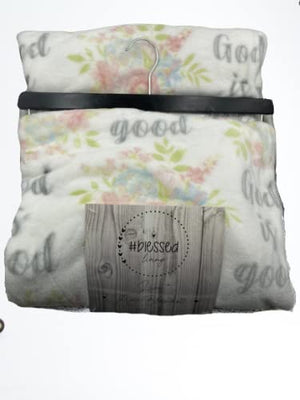 Faith, Hope, Love Home Décor God Is Good Oversized Microplush Throw Blanket (50" X 70") - Blessed