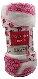 Amor eterno be mine love collection valentine's day heart ultra plush throw blanket (50" x 60")