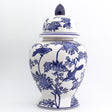 Blue-Garden-Ginger-Jar-with-Lid-–-Bird-in-Bloom-Design-Vases