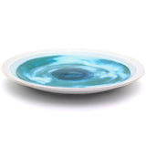 Grotto aqua decorative platter