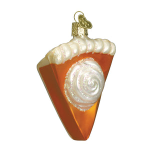 Piece Of Pumpkin Pie Christmas Ornament