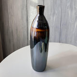 Claybarn Patina Stoneware Bottle Vase – 20.5" Tall -earthy brown