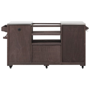 K&K 66.5' Outdoor Kitchen Island for Big Green Egg Grills