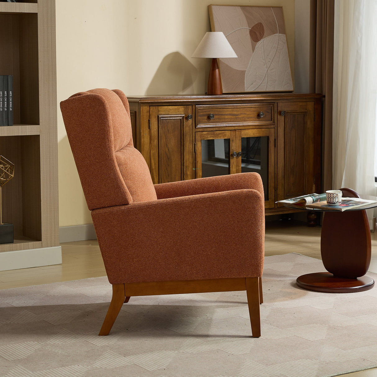 Milstead Wide Modern Accent Chair