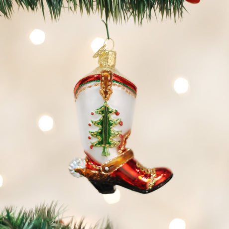 Christmas-Cowboy-Boot-Christmas-Ornaments