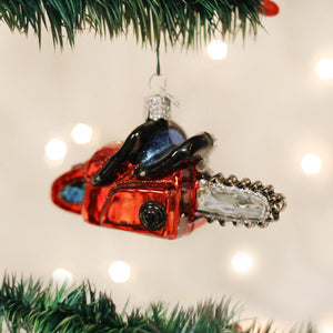 Chain Saw Ornament by Old World Christmas