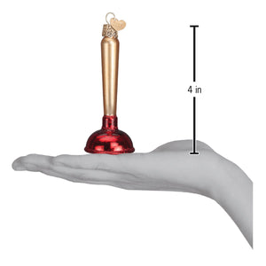 Toilet Plunger Ornament