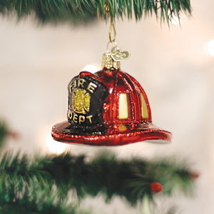 Fireman's-Helmet-Ornament-Christmas-Ornaments