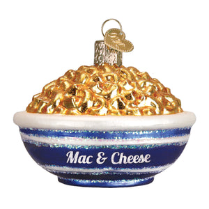 Bowl Of Mac & Cheese Christmas Ornament
