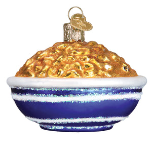 Bowl Of Mac & Cheese Christmas Ornament